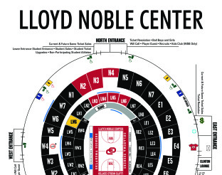 View Lloyd Noble Center Map